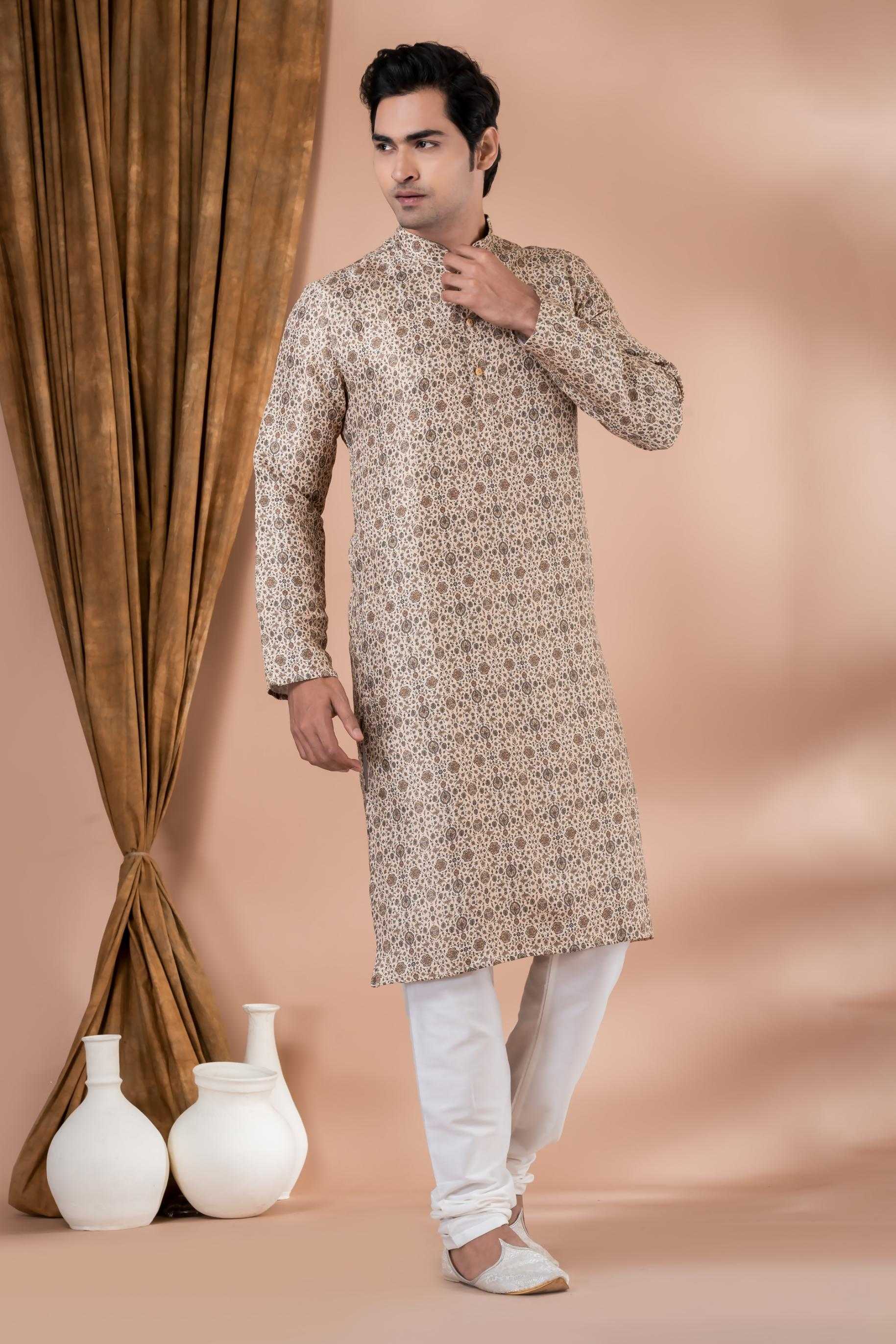 Ynf Heavy Maslin Cotton RIN223 3365C Mens Wear Wholesale Mens Kurtas Mens Kurta Pyjama Men Wedding kurta Manufacturer