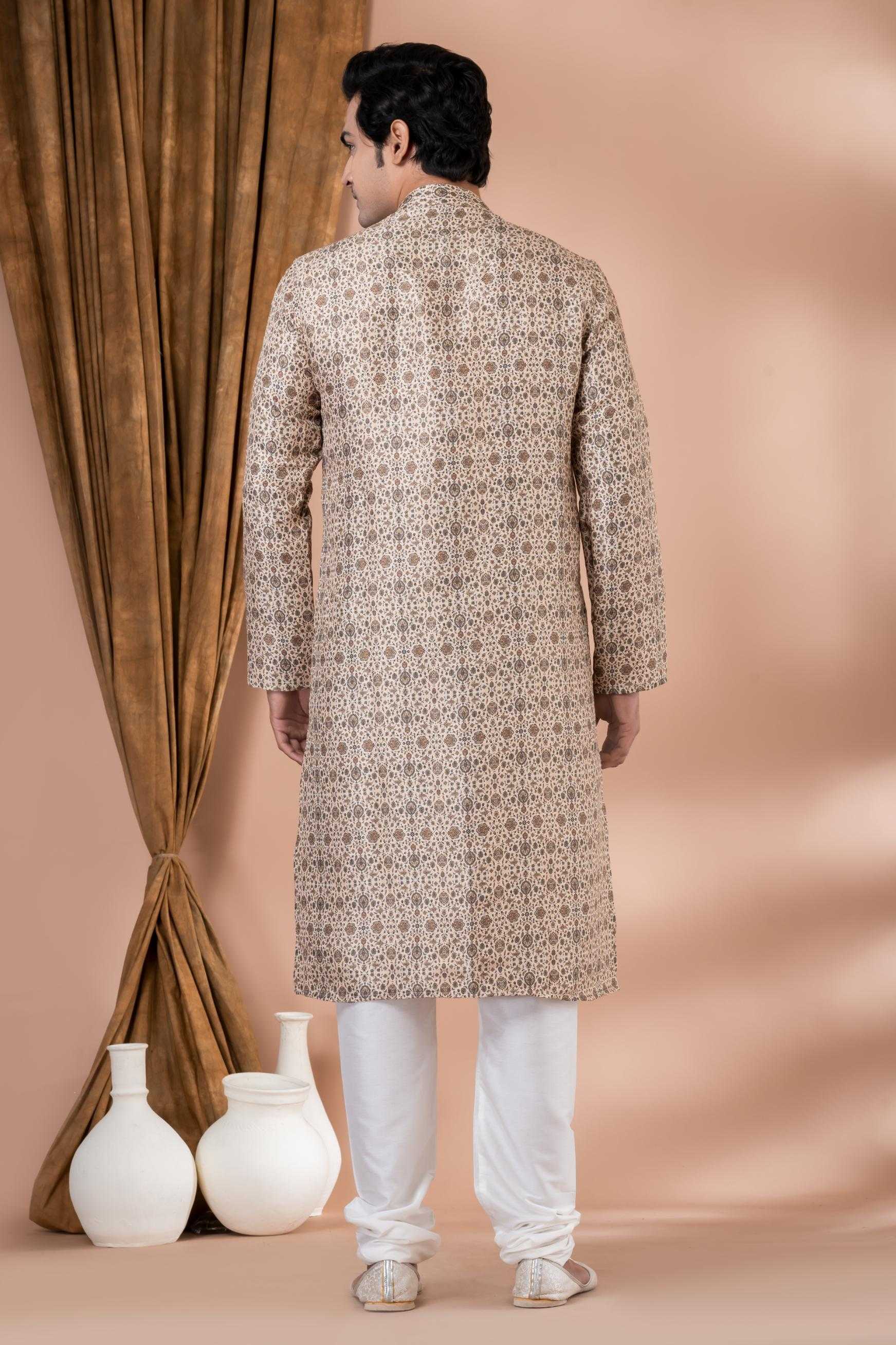Ynf Heavy Maslin Cotton RIN223 3365C Mens Wear Wholesale Mens Kurtas Mens Kurta Pyjama Men Wedding kurta Manufacturer