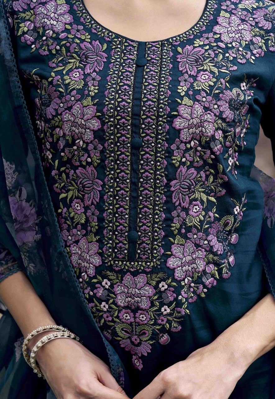 Ynf Heavy Rayon KESH510 1120 Suits & Dresses Plus Size Collections Wholesale Embroidery Suits Party Wear Dresses Manufacturer