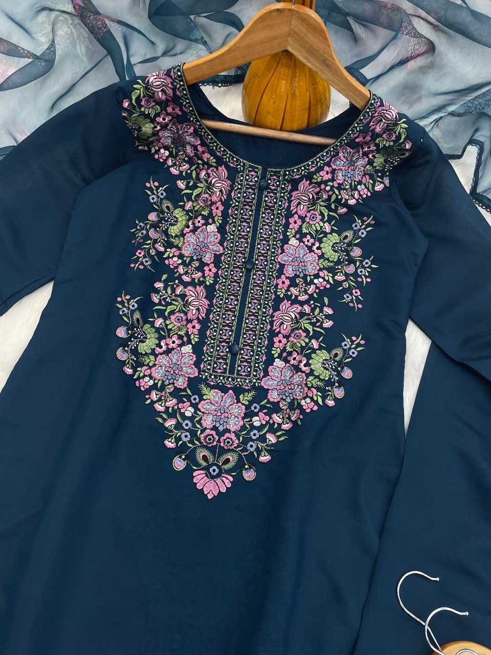 Ynf Heavy Rayon KESH510 1120 Suits & Dresses Plus Size Collections Wholesale Embroidery Suits Party Wear Dresses Manufacturer