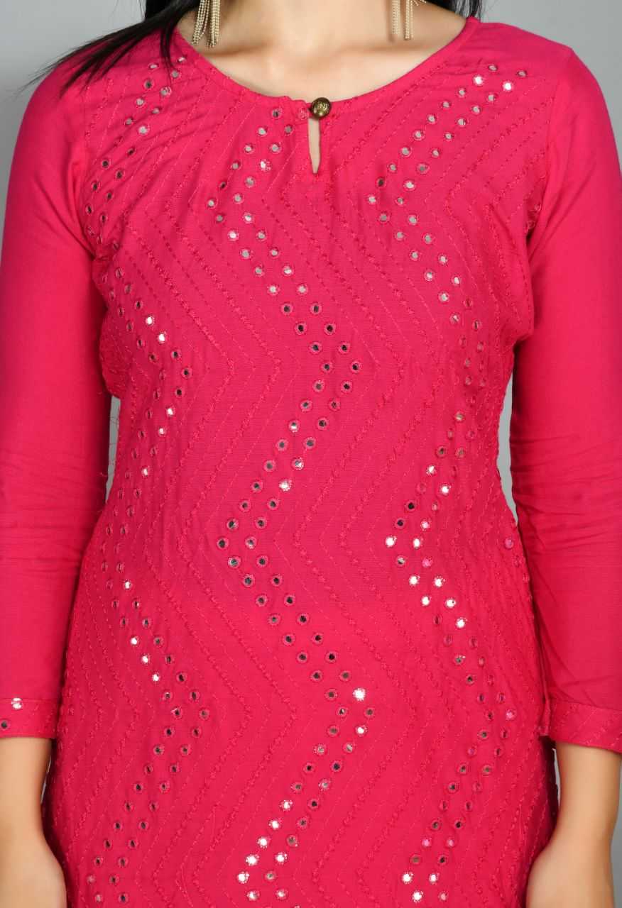 Ynf Heavy Rayon RIN158 1008 Kurti Wholesale Designer Kurtis Rayon Kurtis Embroidered Kurtis Manufacturer