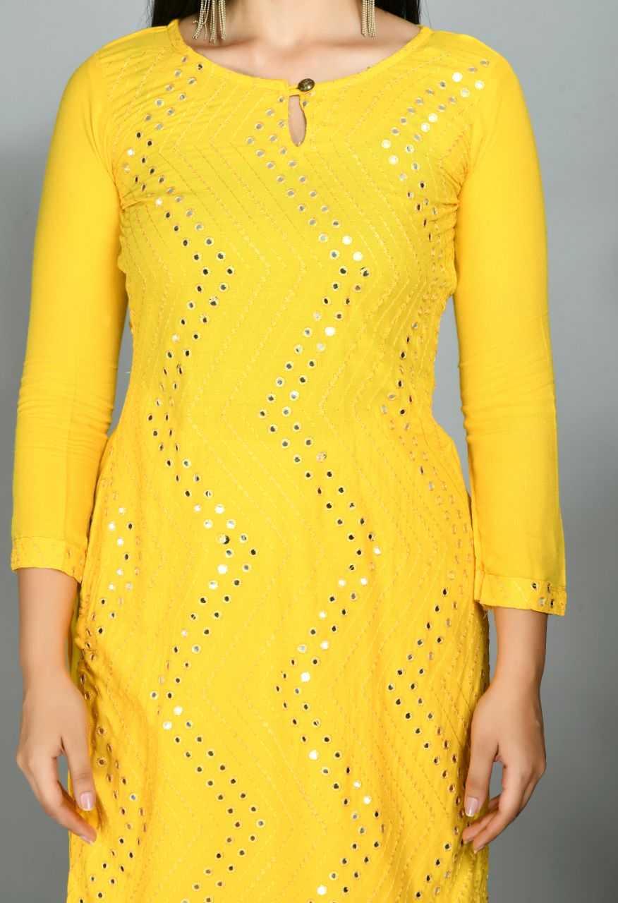 Ynf Heavy Rayon RIN158 1008 Kurti Wholesale Designer Kurtis Rayon Kurtis Embroidered Kurtis Manufacturer