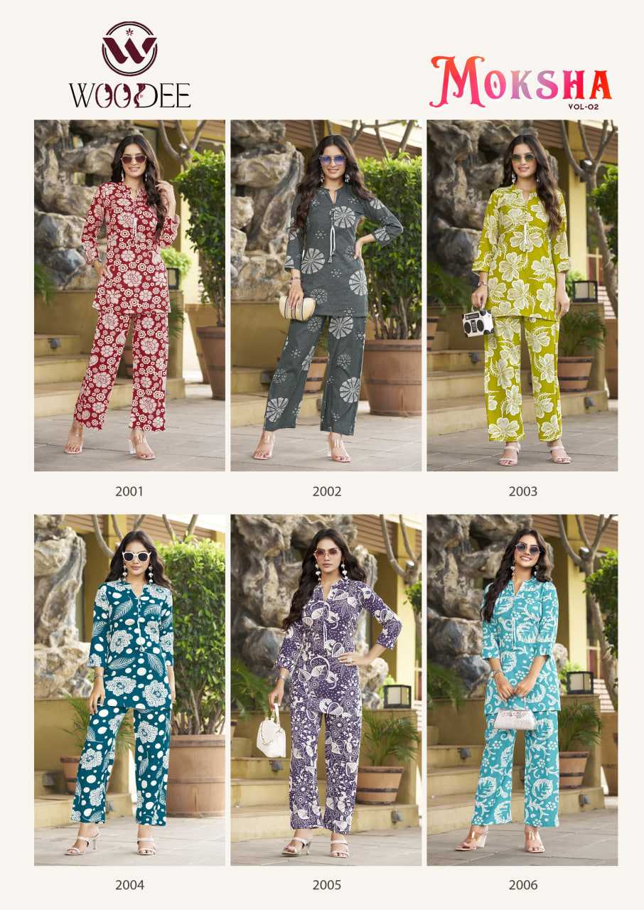 Ynf Heavy Rayon RIN190 WOODEE MOKSHA vol-2 Setwise Collections Wholesale Kurtis Catalogs Manufacturer