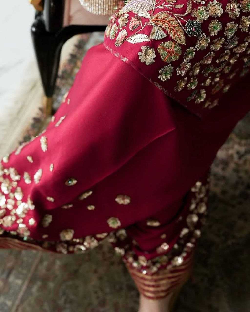Ynf Heavy Roman Silk KESH158 6004 Suits & Dresses Wedding Collections Festive Collections Wholesale Palazzo Suit Ladies Silk Suit Wedding Outfits Manufacturer