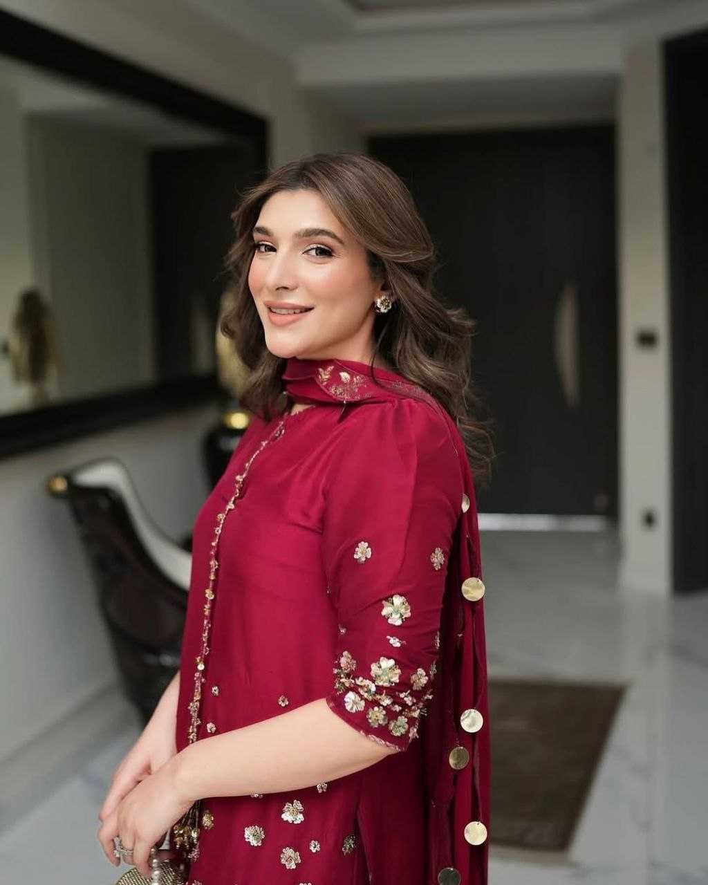 Ynf Heavy Roman Silk KESH158 6004 Suits & Dresses Wedding Collections Festive Collections Wholesale Palazzo Suit Ladies Silk Suit Wedding Outfits Manufacturer
