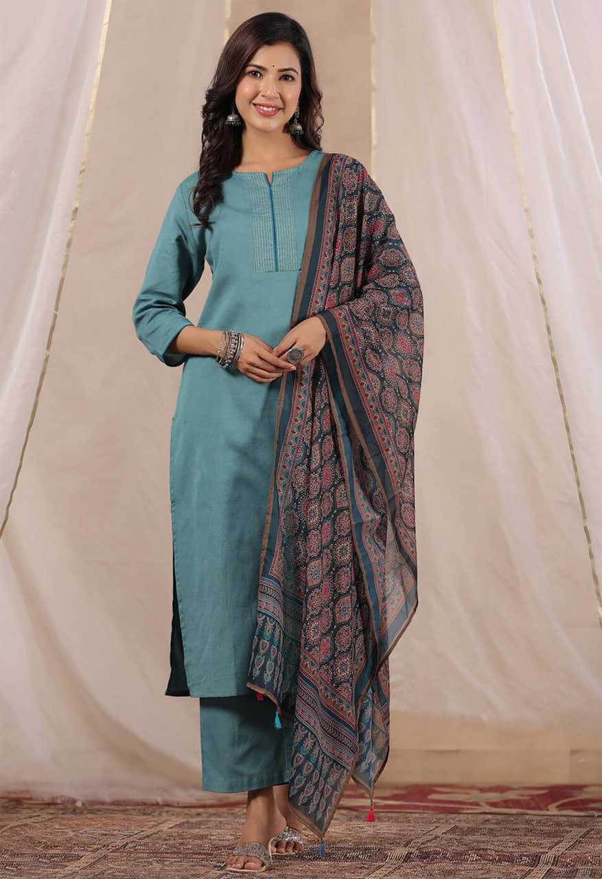 Ynf Heavy Roman Silk KESH334 kgf Suits & Dresses Wholesale Ladies Silk Suit Silk Suits A-Line Suits Manufacturer