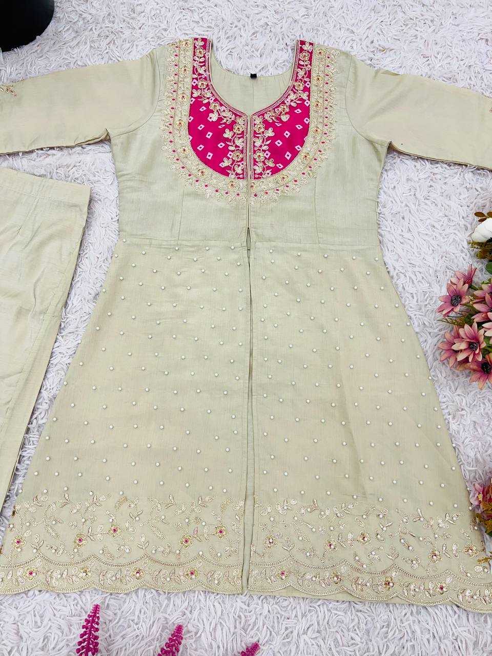 Ynf Heavy Roman Silk KESH499 5277 Western Wears Wholesale Co-ord Set Manufacturer