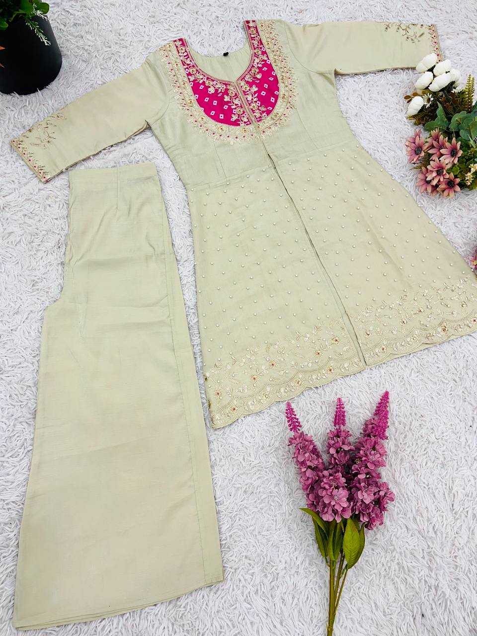 Ynf Heavy Roman Silk KESH499 5277 Western Wears Wholesale Co-ord Set Manufacturer