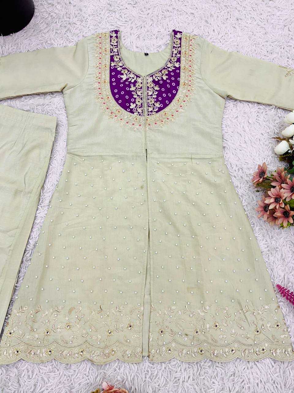 Ynf Heavy Roman Silk KESH499 5277 Western Wears Wholesale Co-ord Set Manufacturer