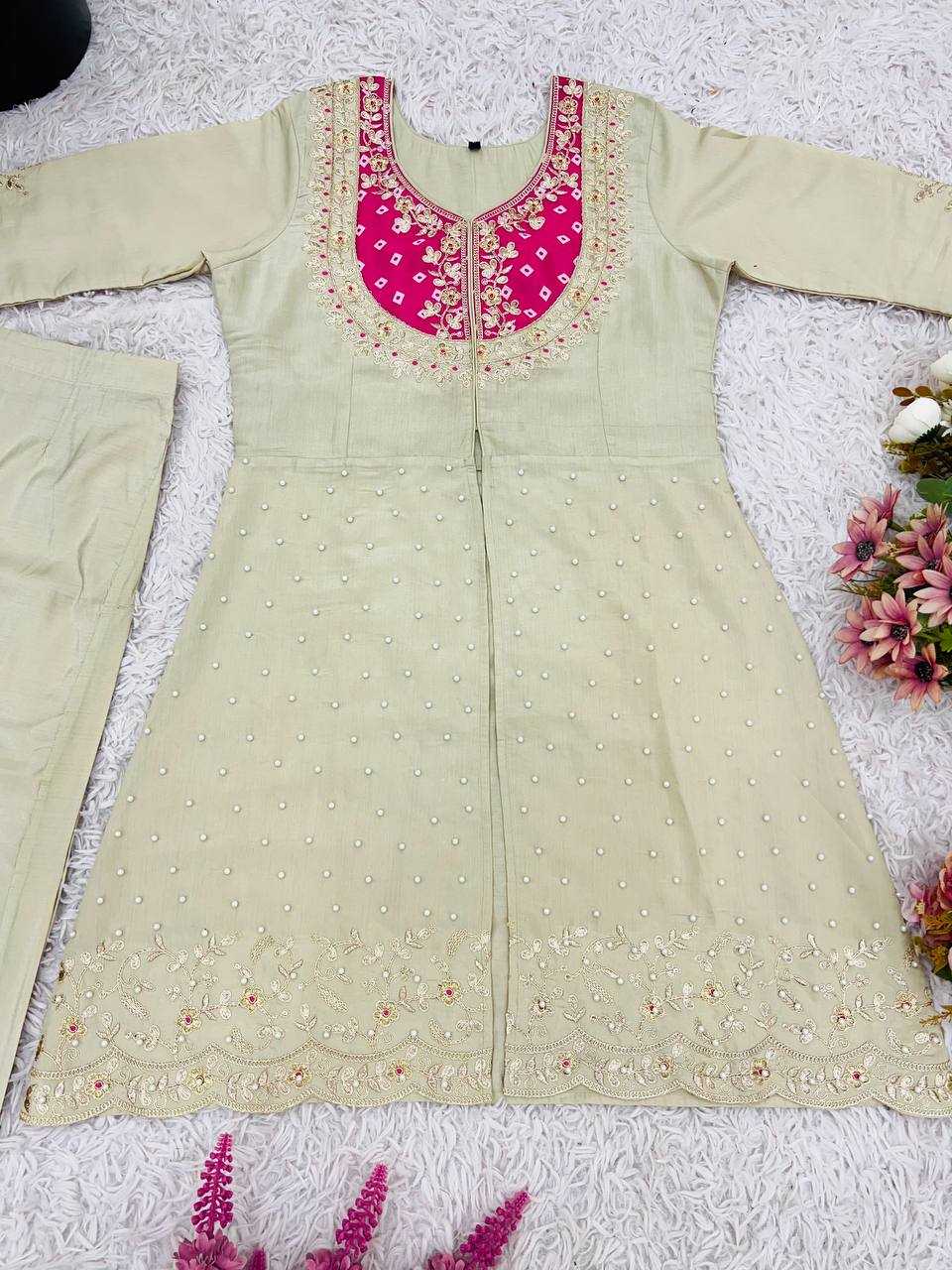Ynf Heavy Roman Silk KESH499 5277 Western Wears Wholesale Co-ord Set Manufacturer