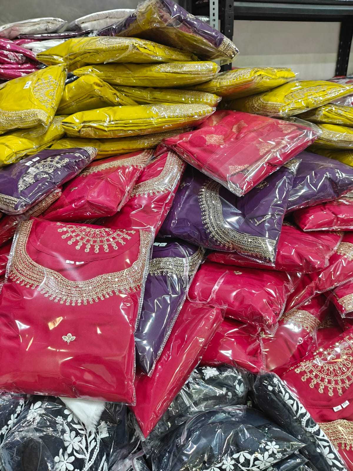 Ynf Heavy Roman Silk KESH502 1003 Suits & Dresses Wedding Collections Wholesale Embroidery Suits Ladies Silk Suit Designer Suits Manufacturer