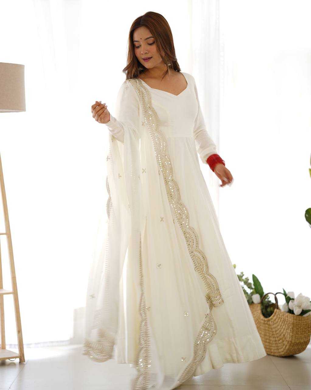 Ynf Heavy Roman Silk KESH504 40 Gowns Wedding Collections Festive Collections Wholesale Anarkali Gown Gown With Dupatta Wedding Outfits Manufacturer