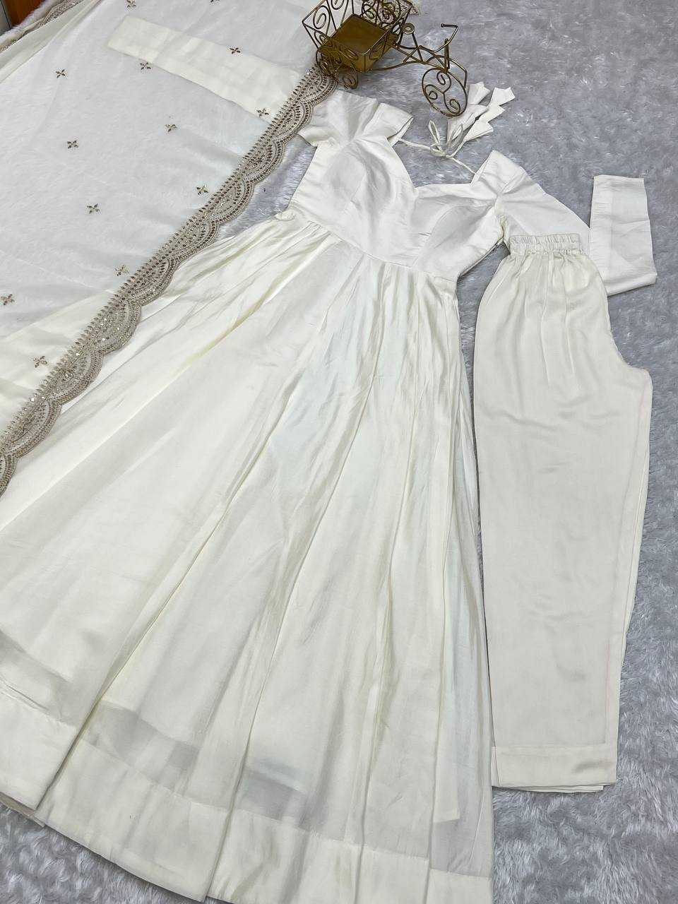 Ynf Heavy Roman Silk KESH504 40 Gowns Wedding Collections Festive Collections Wholesale Anarkali Gown Gown With Dupatta Wedding Outfits Manufacturer