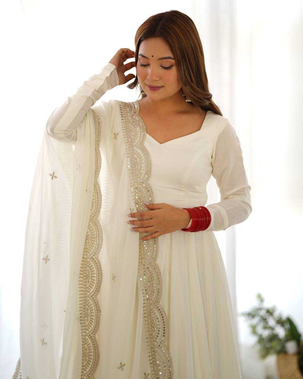Ynf Heavy Roman Silk KESH504 40 Gowns Wedding Collections Festive Collections Wholesale Anarkali Gown Gown With Dupatta Wedding Outfits Manufacturer