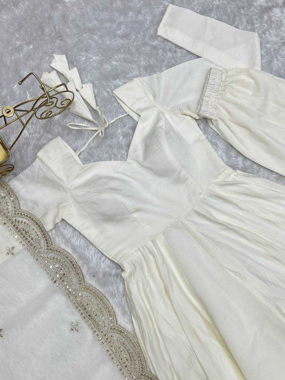 Ynf Heavy Roman Silk KESH504 40 Gowns Wedding Collections Festive Collections Wholesale Anarkali Gown Gown With Dupatta Wedding Outfits Manufacturer