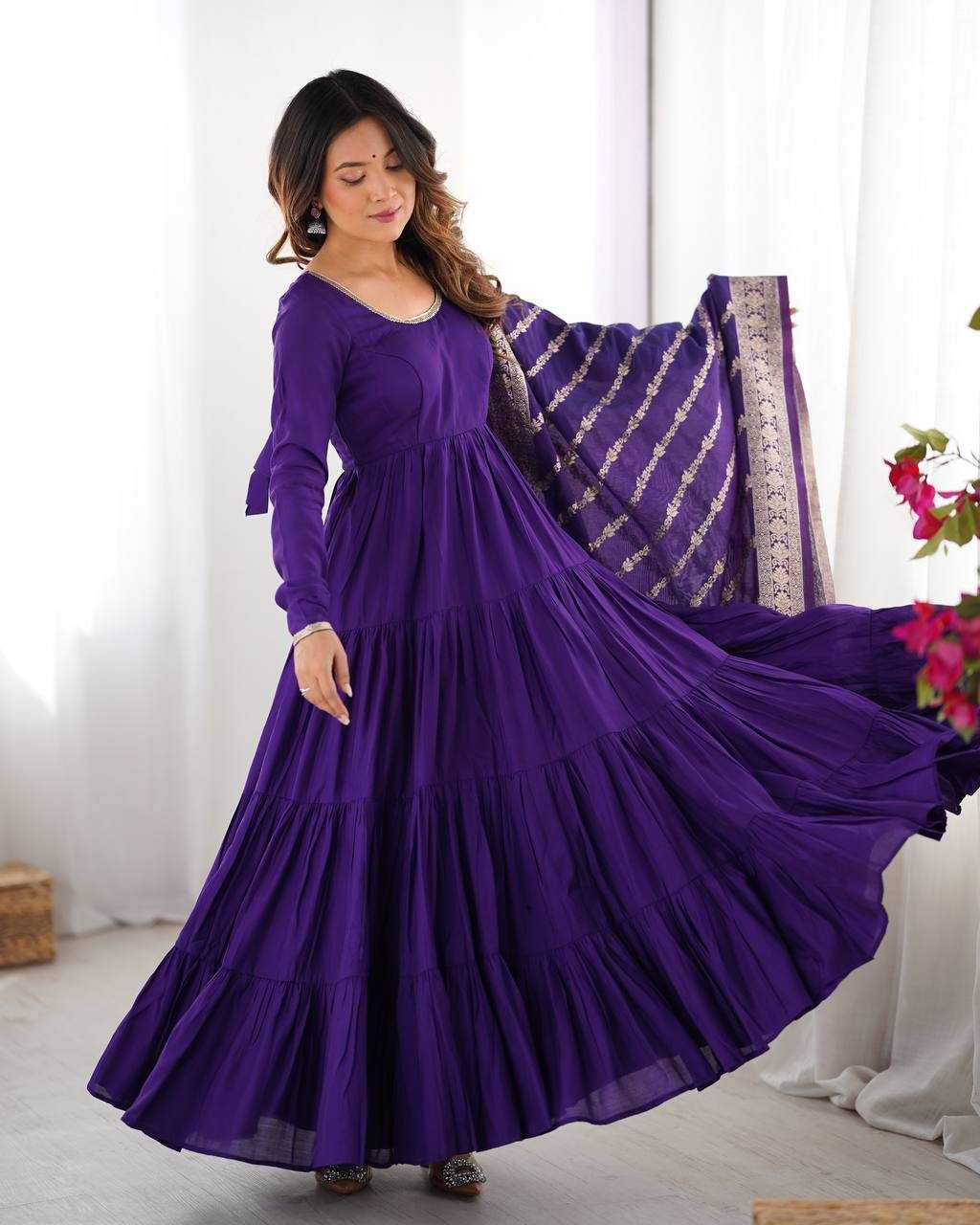 Ynf Heavy Roman Silk KESH504 47 Gowns Wedding Collections Wholesale Anarkali Gown Sangeet Outfits Manufacturer