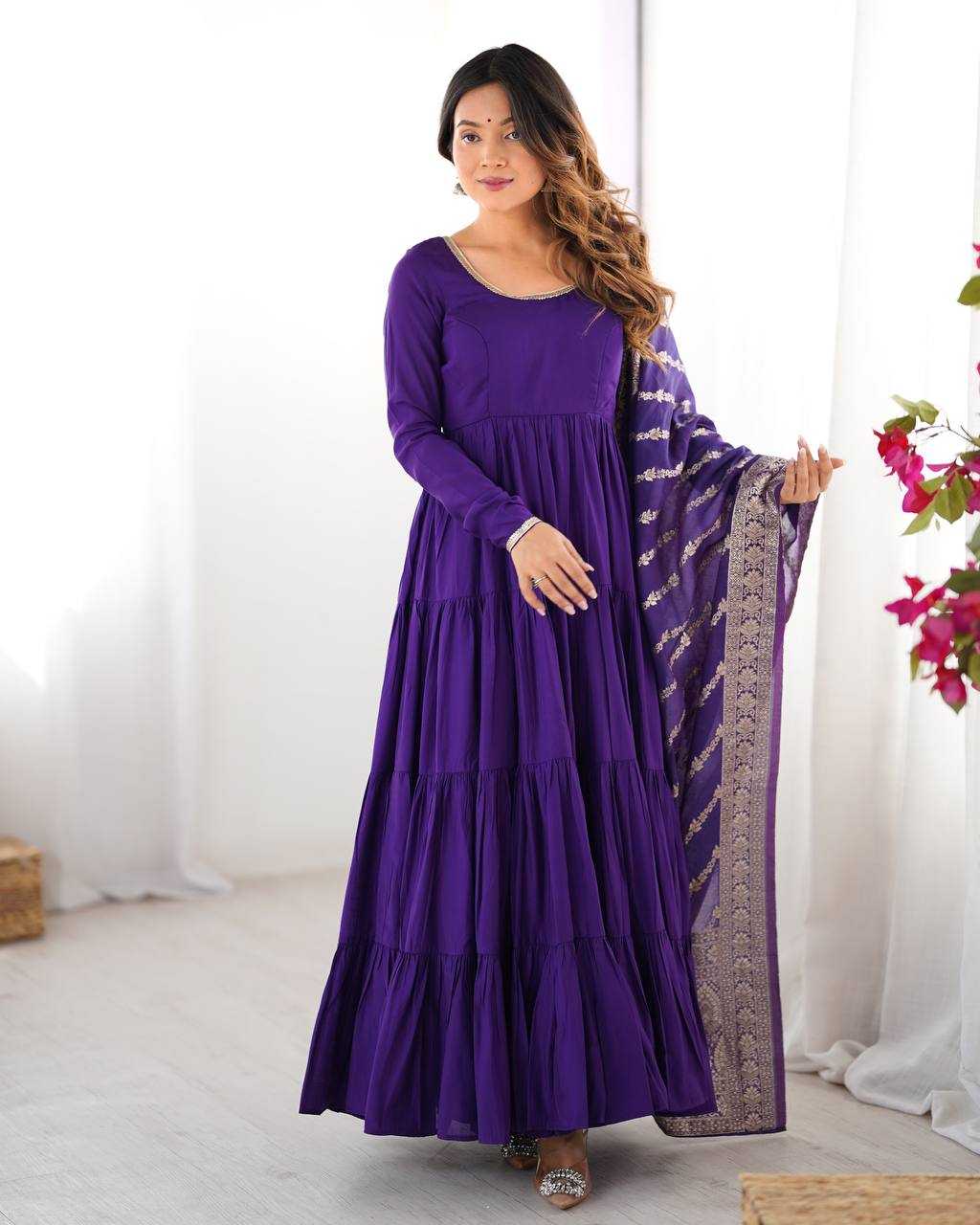 Ynf Heavy Roman Silk KESH504 47 Gowns Wedding Collections Wholesale Anarkali Gown Sangeet Outfits Manufacturer