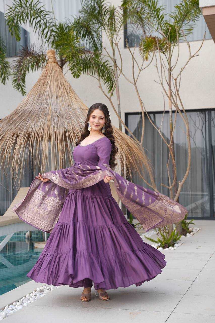 Ynf Heavy Roman Silk KESH504 47 Gowns Wedding Collections Wholesale Anarkali Gown Sangeet Outfits Manufacturer