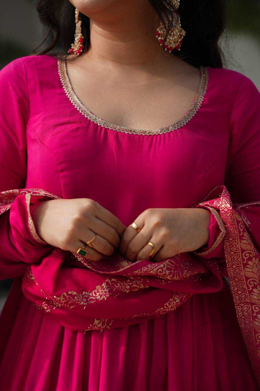 Ynf Heavy Roman Silk KESH504 47 Gowns Wedding Collections Wholesale Anarkali Gown Sangeet Outfits Manufacturer