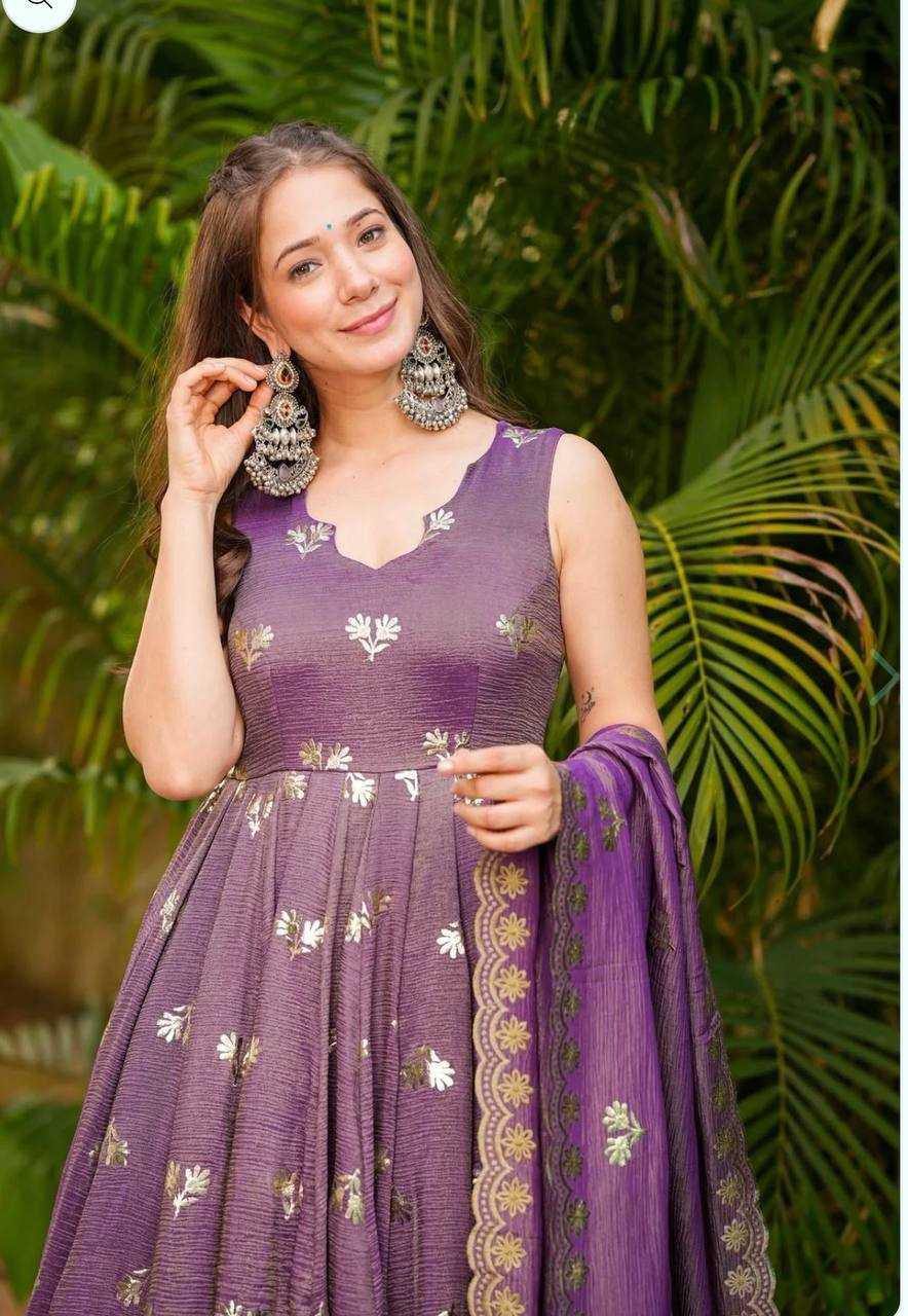 Ynf Heavy Roman Silk KESH506 1301 Gowns Wedding Collections Festive Collections Wholesale Embroidery Gowns Silk Gowns Gown With Dupatta Manufacturer