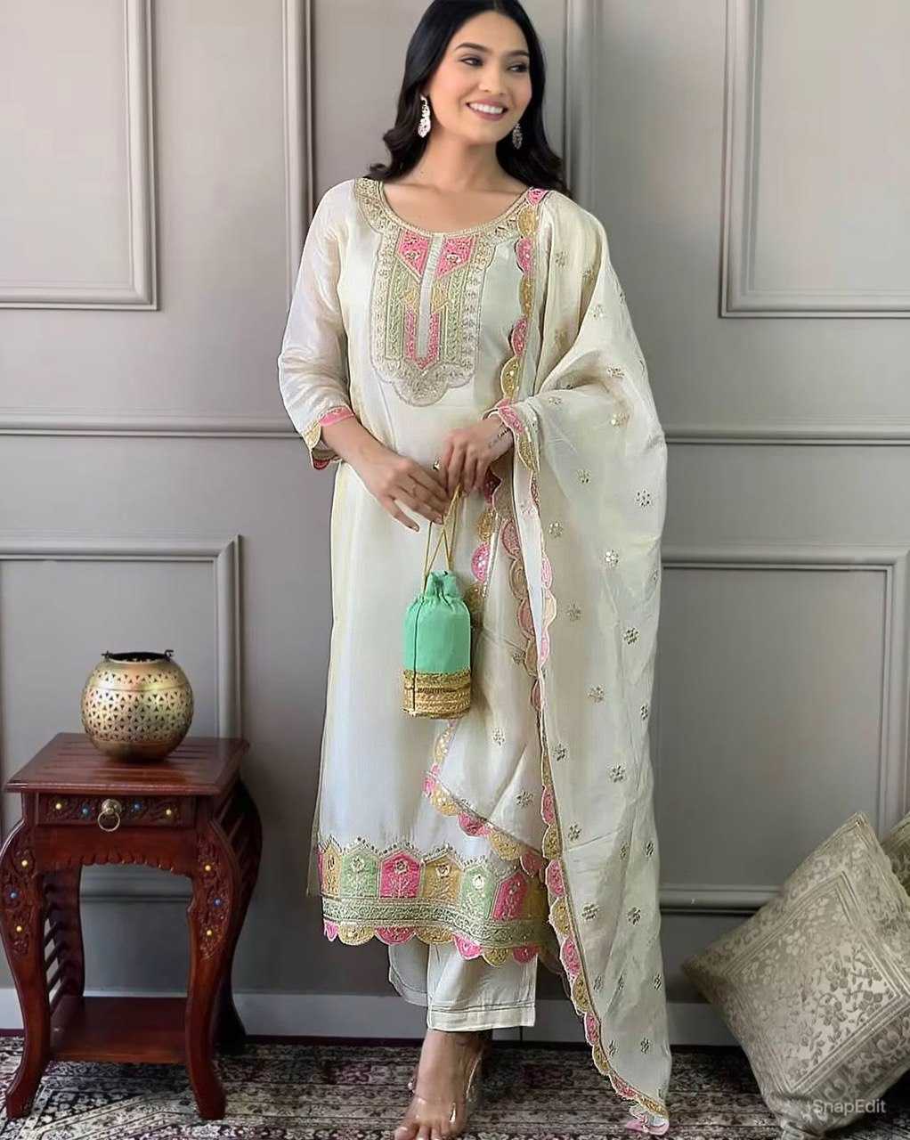 Ynf Heavy Roman Silk KESH510 1010 Kurti Plus Size Collections Wholesale Designer Kurtis Embroidered Kurtis Manufacturer