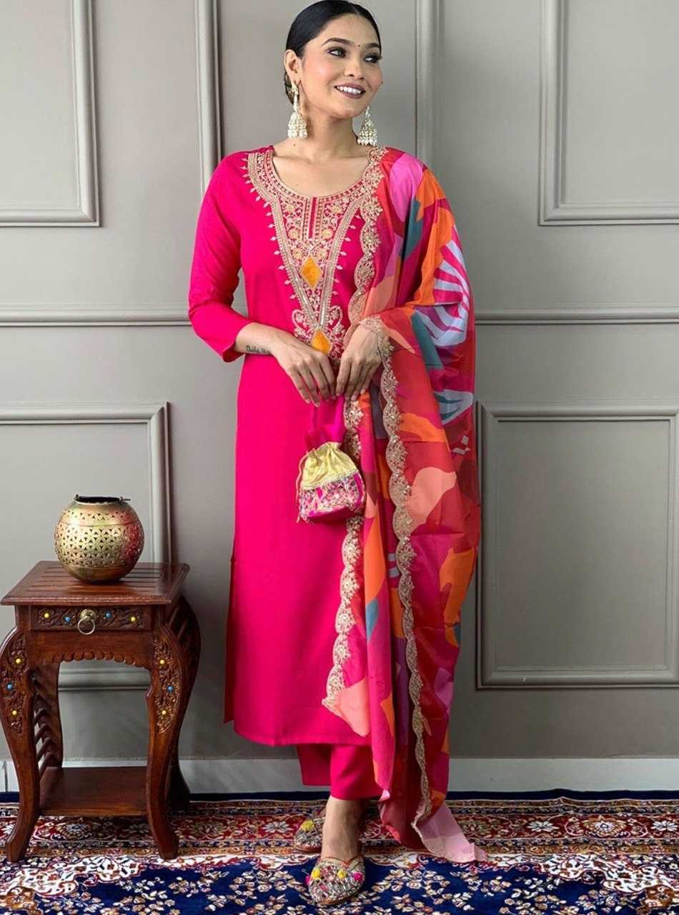 Ynf Heavy Roman Silk KESH510 1117 Suits & Dresses Wholesale Embroidery Suits Party wear suits Manufacturer