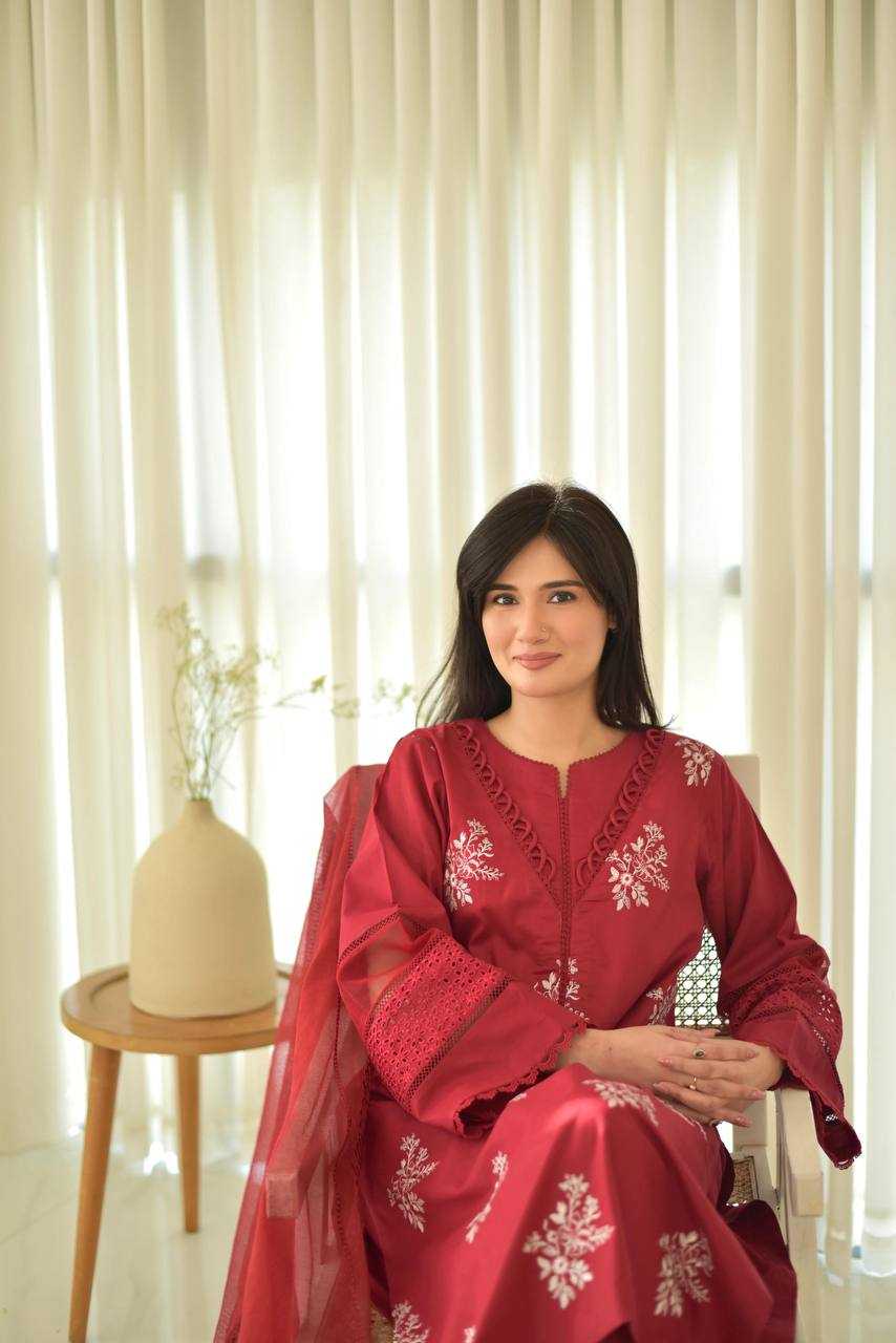 Ynf Heavy Roman Silk RIN141 1951 Suits & Dresses Wedding Collections Festive Collections Wholesale Embroidery Suits Ladies Silk Suit Wedding Outfits Manufacturer