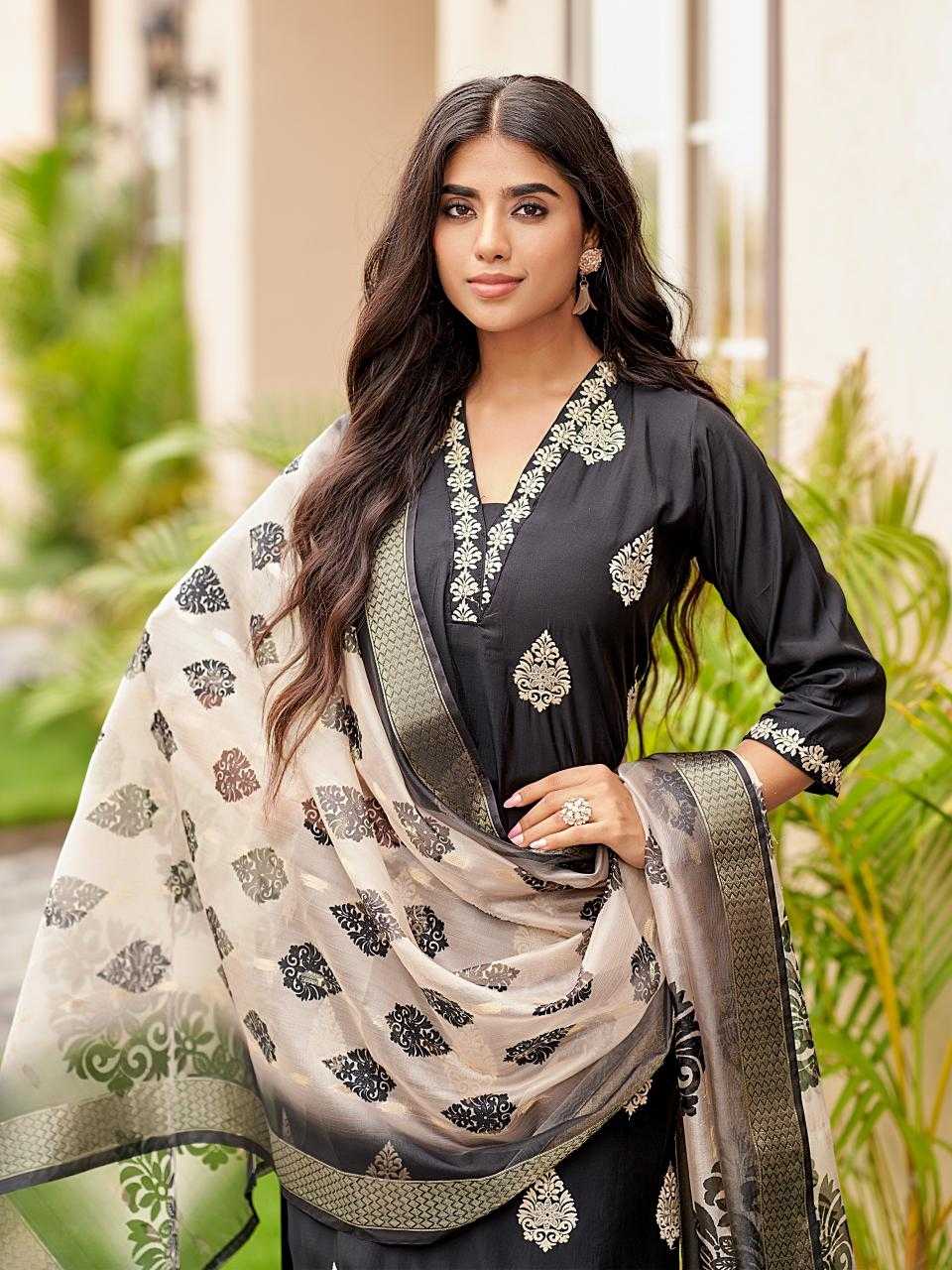 Ynf Heavy Roman Silk RIN190 AANCHI-HONEY Setwise Collections Wholesale Dresses & Suits Catalogs Manufacturer