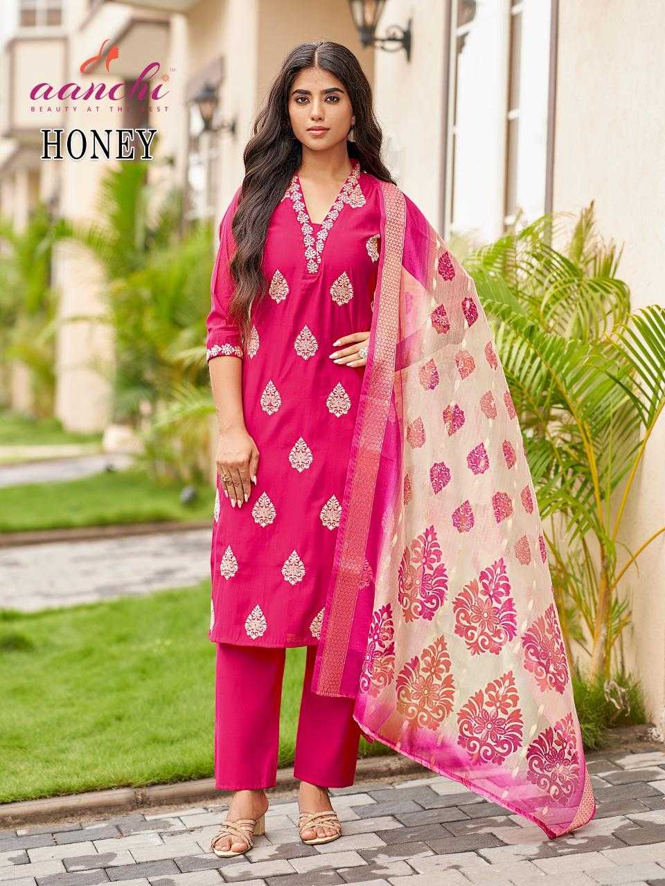 Ynf Heavy Roman Silk RIN190 AANCHI-HONEY Setwise Collections Wholesale Dresses & Suits Catalogs Manufacturer