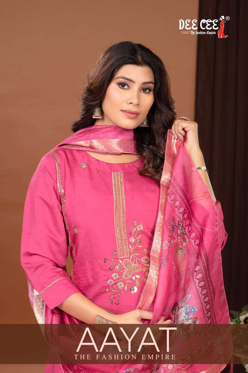 Ynf Heavy Roman Silk RIN190 DEECEE-AAYAT Setwise Collections Wholesale Kurtis Catalogs Manufacturer