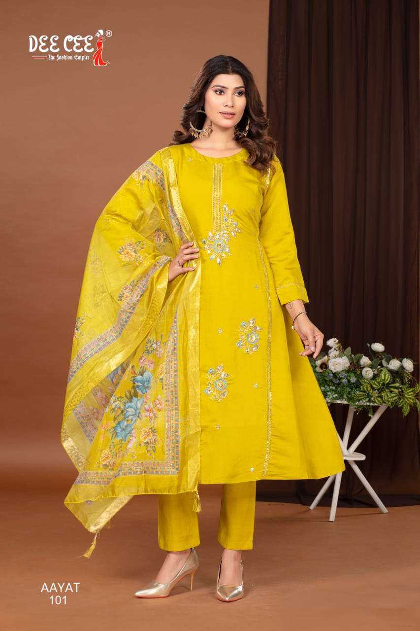 Ynf Heavy Roman Silk RIN190 DEECEE-AAYAT Setwise Collections Wholesale Kurtis Catalogs Manufacturer