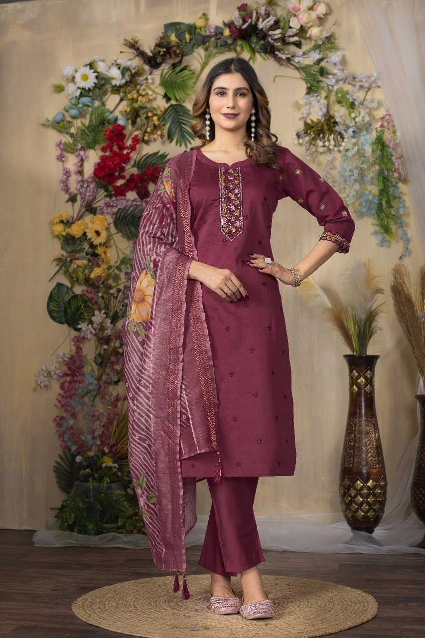 Ynf Heavy Roman Silk RIN197 4761 Suits & Dresses Wholesale Embroidery Suits Party wear suits Designer Suits Manufacturer
