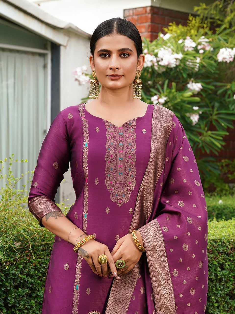 Ynf Jacquard KESH334 sapna Suits & Dresses Wholesale Ladies Suits Embroidery Suits Party wear suits Manufacturer
