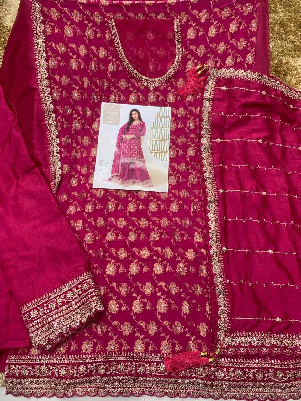 Ynf Jacquard KESH504 66211 Suits & Dresses Wholesale Ladies Suits Embroidery Suits Palazzo Suit Zari Work Suit Manufacturer