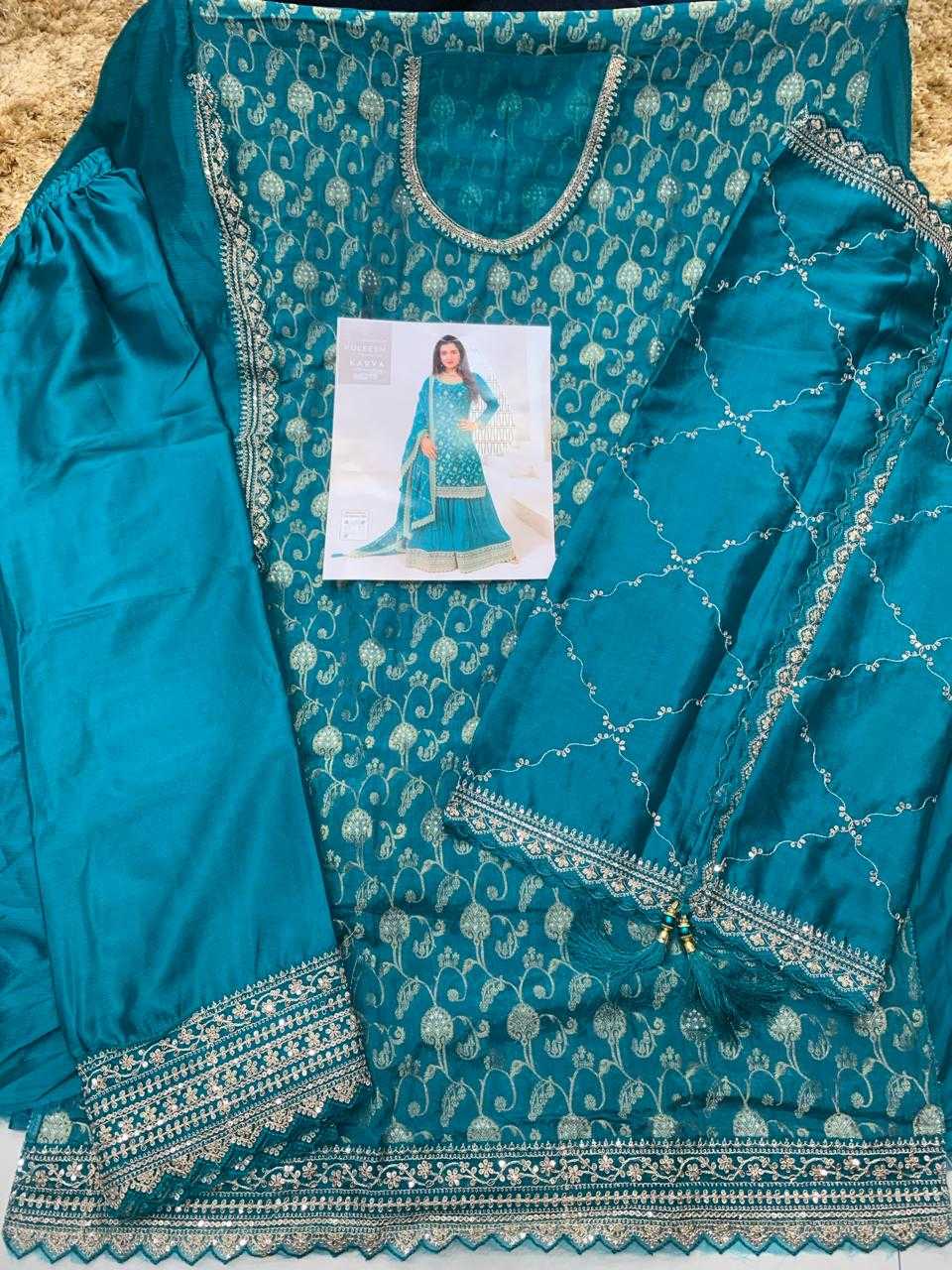 Ynf Jacquard KESH504 66211 Suits & Dresses Wholesale Ladies Suits Embroidery Suits Palazzo Suit Zari Work Suit Manufacturer