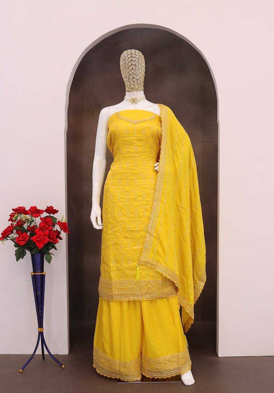 Ynf Jacquard KESH504 66211 Suits & Dresses Wholesale Ladies Suits Embroidery Suits Palazzo Suit Zari Work Suit Manufacturer