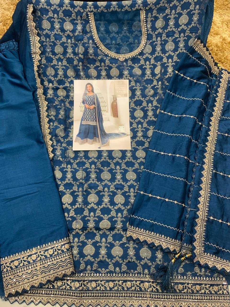 Ynf Jacquard KESH504 66211 Suits & Dresses Wholesale Ladies Suits Embroidery Suits Palazzo Suit Zari Work Suit Manufacturer