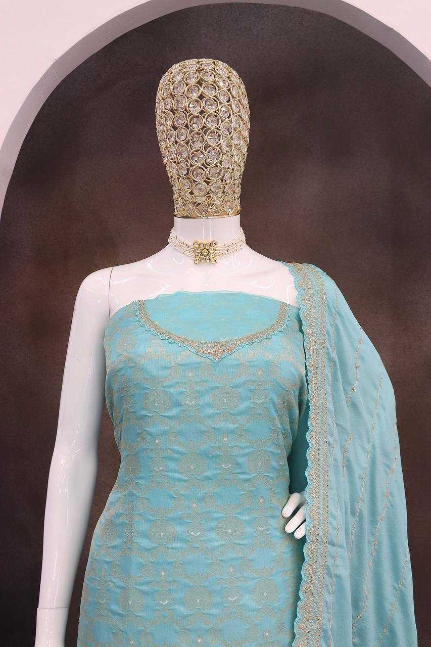 Ynf Jacquard KESH504 66211 Suits & Dresses Wholesale Ladies Suits Embroidery Suits Palazzo Suit Zari Work Suit Manufacturer