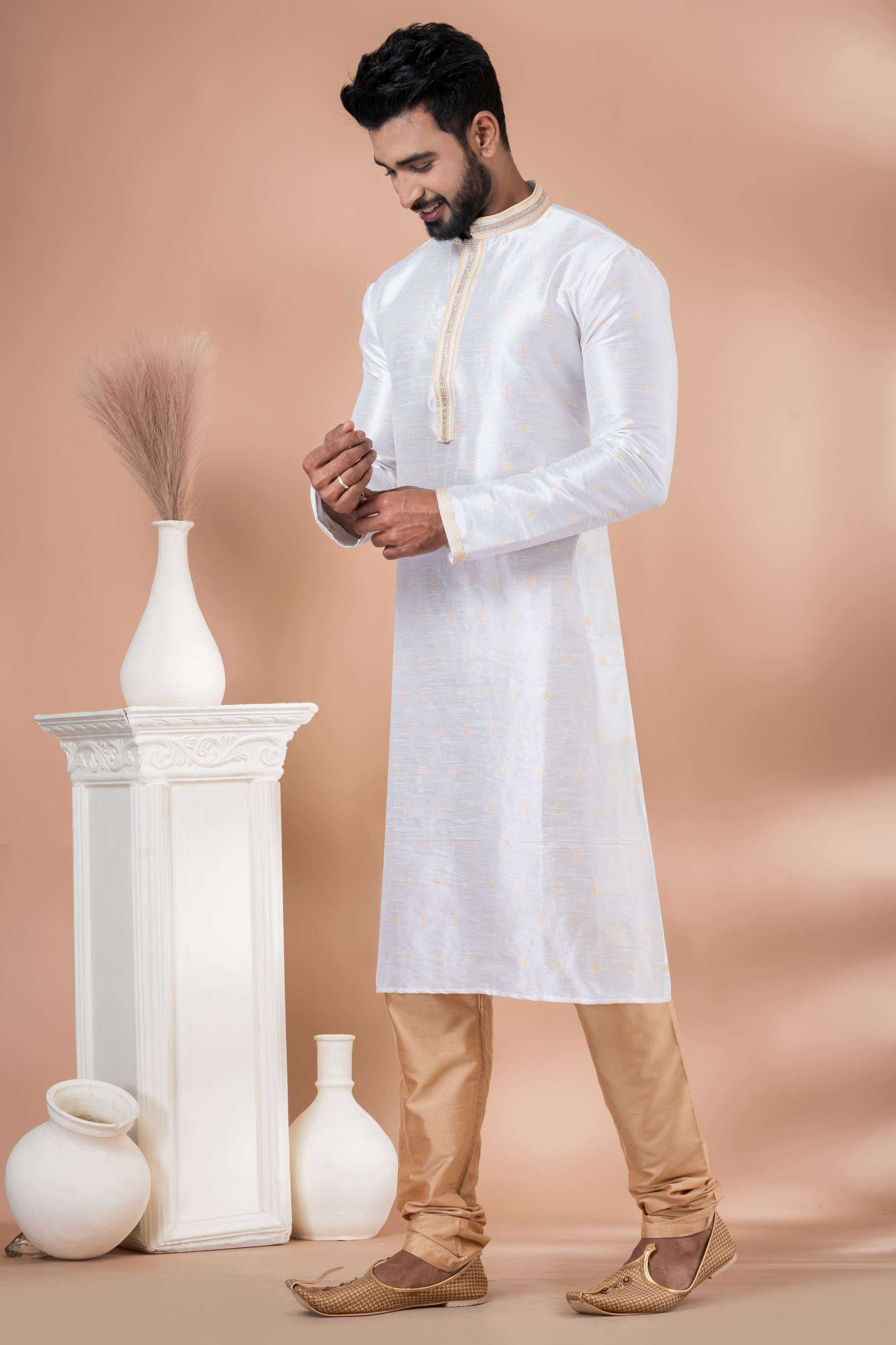 Ynf Jacquard RIN223 3377B Mens Wear Wholesale Mens Kurtas Mens Kurta Pyjama Men Wedding kurta Manufacturer