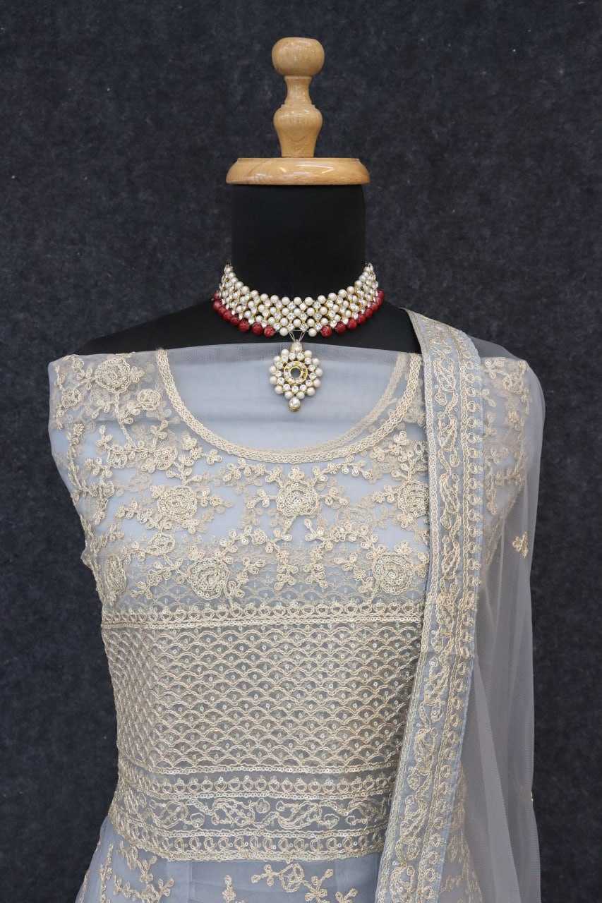 Ynf Japan Sartin KESH504 8397 Gowns Wholesale Embroidery Gowns Anarkali Gown Long Gowns Sequin Gowns Manufacturer