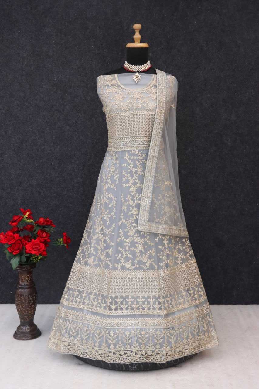 Ynf Japan Sartin KESH504 8397 Gowns Wholesale Embroidery Gowns Anarkali Gown Long Gowns Sequin Gowns Manufacturer