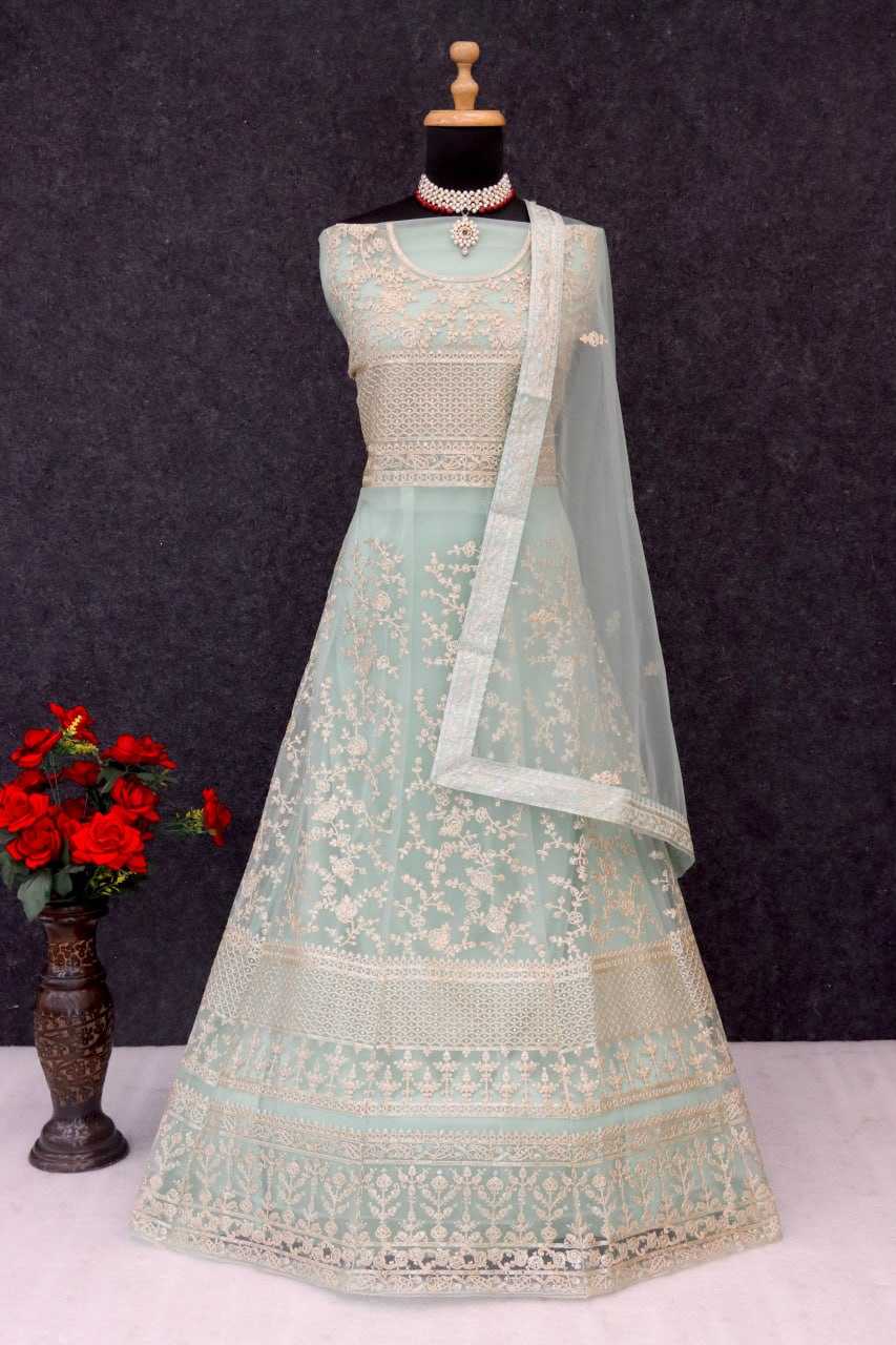 Ynf Japan Sartin KESH504 8397 Gowns Wholesale Embroidery Gowns Anarkali Gown Long Gowns Sequin Gowns Manufacturer