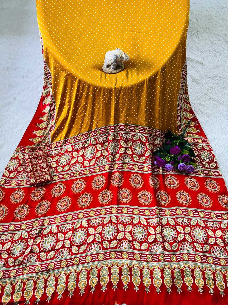 Ynf Japan Sartin RIN207 2235 Sarees Wholesale Fancy Sarees Printed Sarees Ladies Sarees Manufacturer