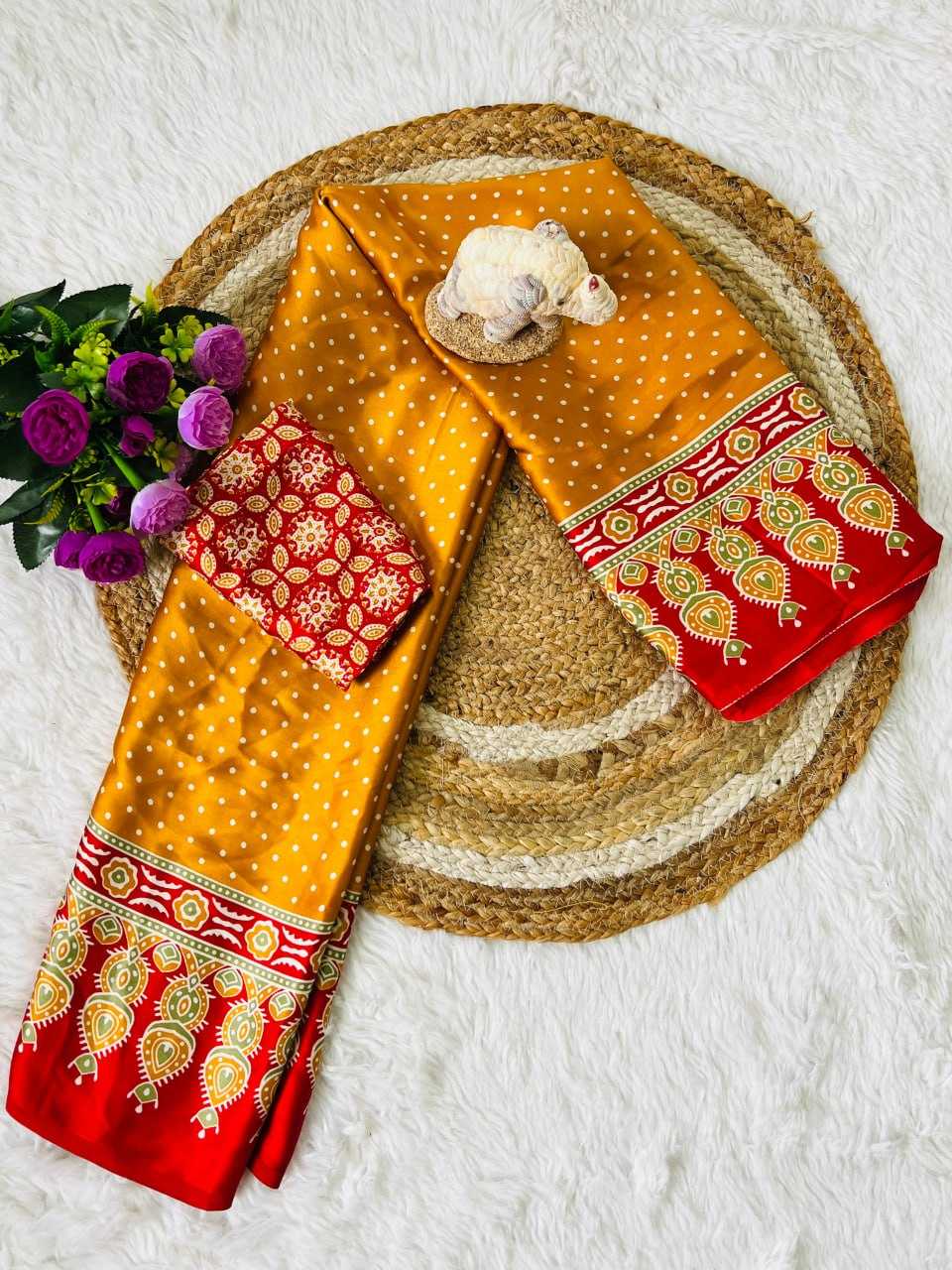Ynf Japan Sartin RIN207 2235 Sarees Wholesale Fancy Sarees Printed Sarees Ladies Sarees Manufacturer
