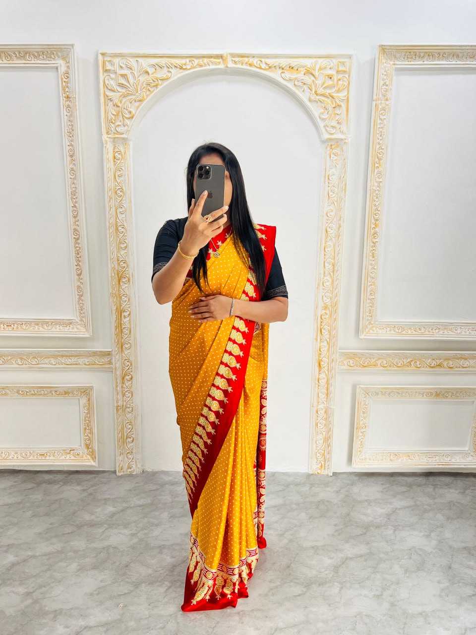 Ynf Japan Sartin RIN207 2235 Sarees Wholesale Fancy Sarees Printed Sarees Ladies Sarees Manufacturer