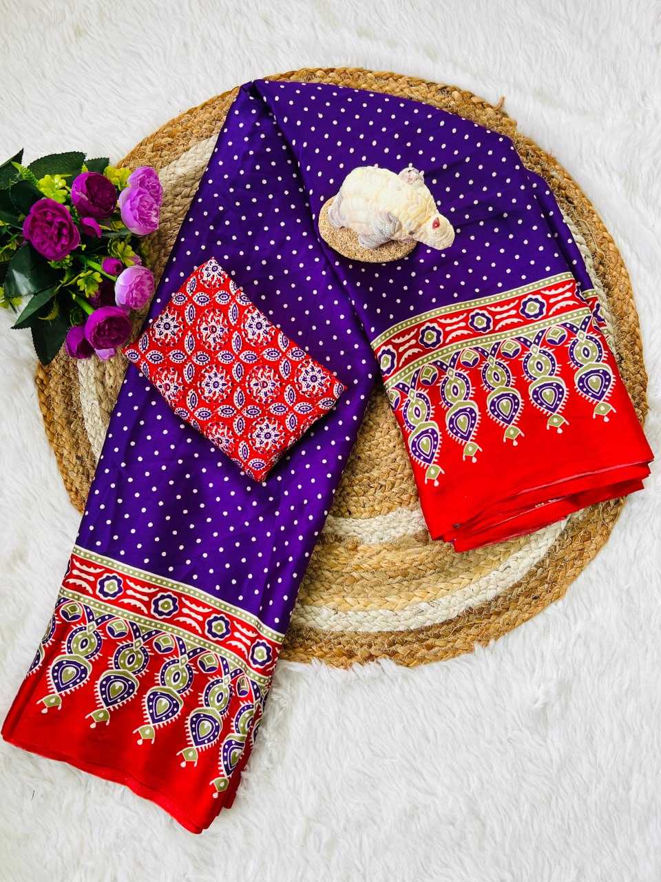 Ynf Japan Sartin RIN207 2235 Sarees Wholesale Fancy Sarees Printed Sarees Ladies Sarees Manufacturer