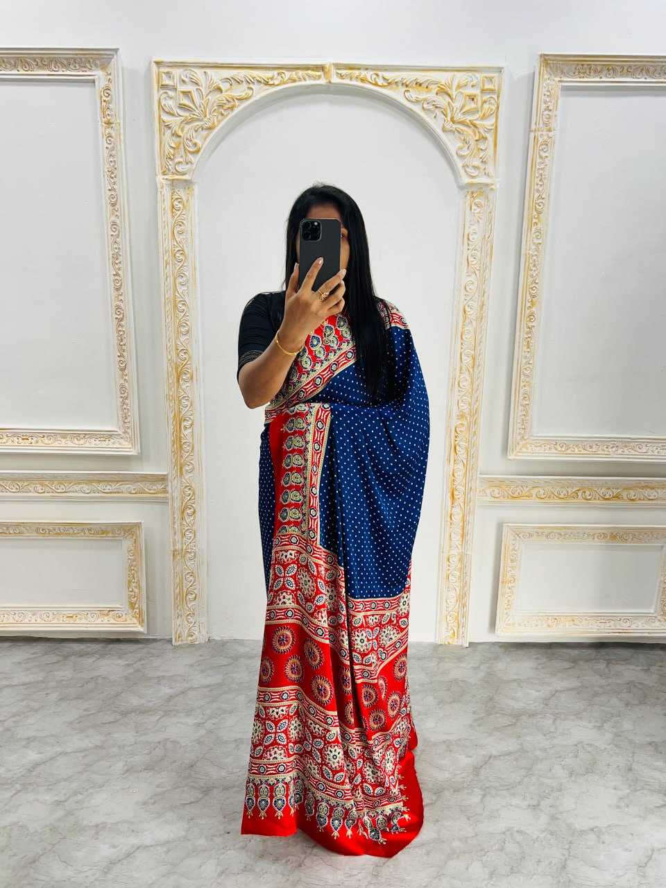 Ynf Japan Sartin RIN207 2235 Sarees Wholesale Fancy Sarees Printed Sarees Ladies Sarees Manufacturer