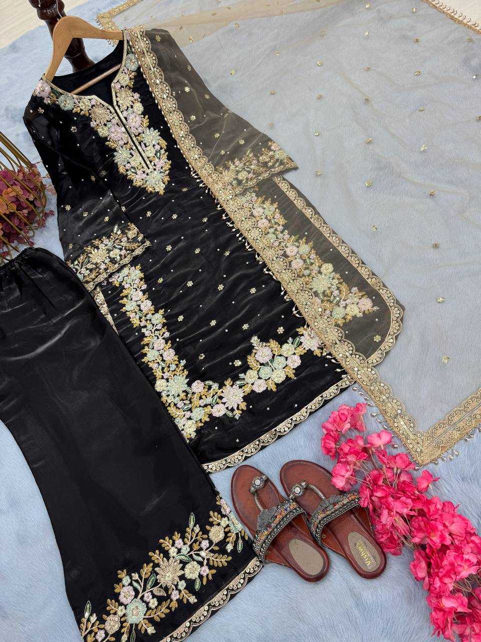 Ynf Jimmy Choo KESH141 199 Suits & Dresses Festive Collections Plus Size Collections Wholesale Embroidery Suits Palazzo Suit Designer Suits Manufacturer