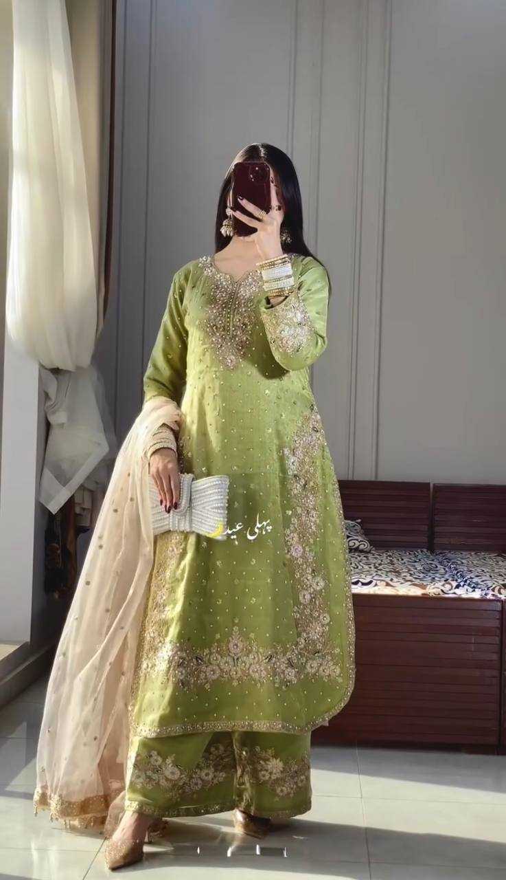 Ynf Jimmy Choo KESH141 199 Suits & Dresses Festive Collections Plus Size Collections Wholesale Embroidery Suits Palazzo Suit Designer Suits Manufacturer