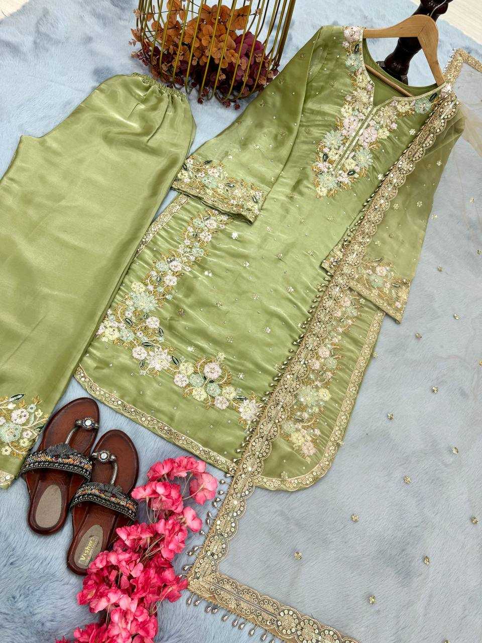 Ynf Jimmy Choo KESH141 199 Suits & Dresses Festive Collections Plus Size Collections Wholesale Embroidery Suits Palazzo Suit Designer Suits Manufacturer